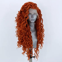 Copper Curly Lace Front Wig