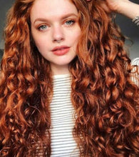 Copper Curly Lace Front Wig