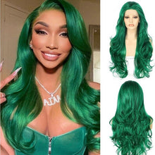22” GREEN Lace Front wig *NEW*