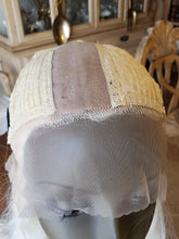 Bleach Blonde Curly Wave Lace Front Wig