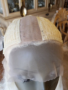 Bleach Blonde Curly Wave Lace Front Wig