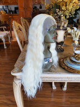 Bleach Blonde Curly Wave Lace Front Wig