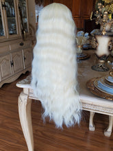 Bleach Blonde Curly Wave Lace Front Wig