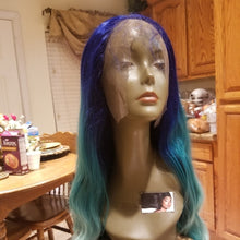 Blue Green Lace Front wig *NEW*