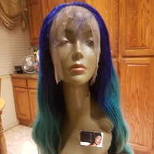 Blue Green Lace Front wig *NEW*