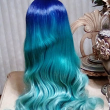 Blue Green Lace Front wig *NEW*
