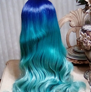 Blue Green Lace Front wig *NEW*