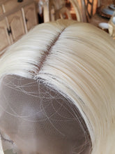 Bleach Blonde Curly Wave Lace Front Wig