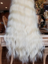 Bleach Blonde Curly Wave Lace Front Wig
