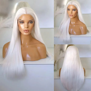 24” Snow White Straight LaceFront wig *NWT*