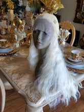 Bleach Blonde Curly Wave Lace Front Wig