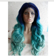 Blue Green Lace Front wig *NEW*