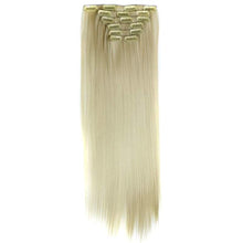 Blonde Beauty Full Head Clip in Extension #613!! - Goddess Beauty Royal Wigs