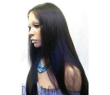Beautiful Human Hair Blend Yaki Full Lace Front Wig 20-24inch - Goddess Beauty Royal Wigs