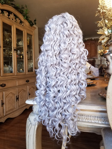 Light Gray AshBlonde Beauty Lace Front Wig 22-26 inches!! - Goddess Beauty Royal Wigs