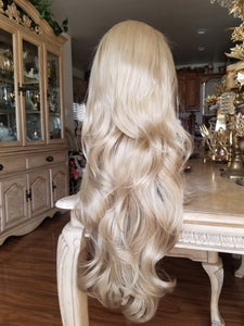 Ash Blonde Lace Front Wig 24-26 inches!! - Goddess Beauty Royal Wigs