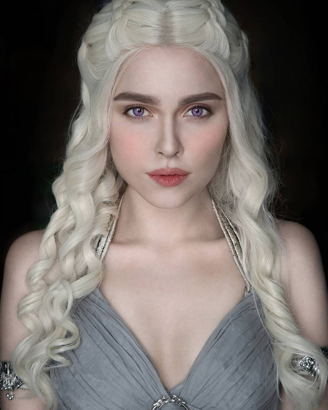 White Wavy Beauty Lace Front Wig - Goddess Beauty Royal Wigs
