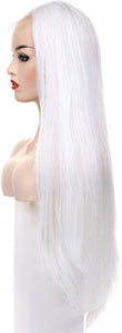 White Beauty Lace Front Wig - Goddess Beauty Royal Wigs