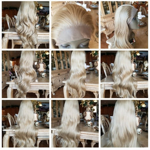 Ash Blonde Lace Front Wig 24-26 inches!! - Goddess Beauty Royal Wigs