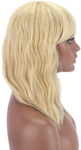 Blonde Wavy Full Wig - Goddess Beauty Royal Wigs