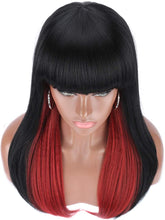 Black Red Beauty Full Wig - Goddess Beauty Royal Wigs