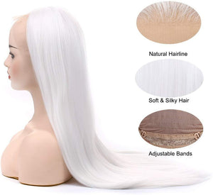 White Beauty Lace Front Wig - Goddess Beauty Royal Wigs