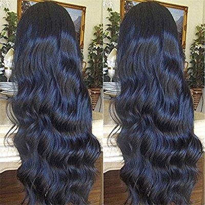 Black Bodywave Lacefront Wig Exotic - Goddess Beauty Royal Wigs