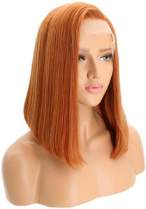 Auburn Bob Beauty Lace Front Wig