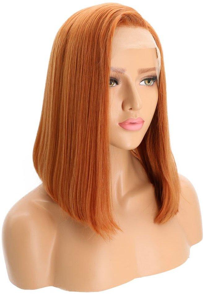 Auburn Bob Beauty Lace Front Wig