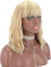 Blonde Wavy Full Wig - Goddess Beauty Royal Wigs