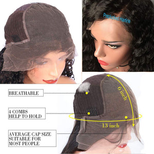 Pre-Plucked Curly Beauty Lace Front Wig 12-14 inches - Goddess Beauty Royal Wigs