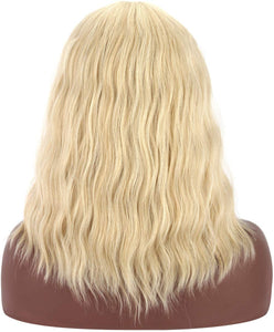 Blonde Wavy Full Wig - Goddess Beauty Royal Wigs