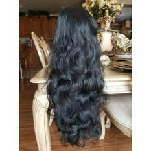 Black Body Wave Lace Front Wig 26-30 inches!! - Goddess Beauty Royal Wigs