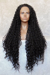 Custom Curly Beauty Lace Front Wig 32-34 inches inches!! - Goddess Beauty Royal Wigs