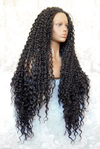 Custom Curly Beauty Lace Front Wig 32-34 inches inches!! - Goddess Beauty Royal Wigs