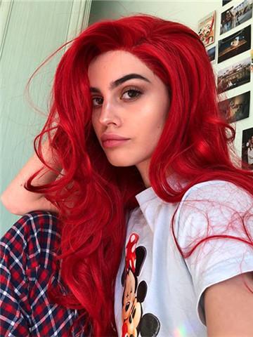 Red Beauty Lace Front Wig 24-26 inches!! - Goddess Beauty Royal Wigs