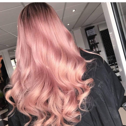 Ombre Pink Beauty Lace Front Wig 24-26 inches!! - Goddess Beauty Royal Wigs