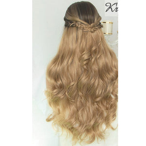 Ombre Darkroot Blonde Lace Front Wig - Goddess Beauty Royal Wigs