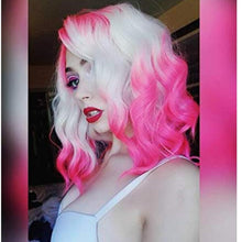 Pink White Beauty Lace Front Wig - Goddess Beauty Royal Wigs