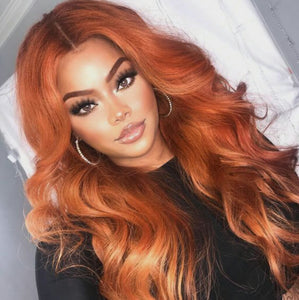 Copper Red Beauty Lace Front Wig - Goddess Beauty Royal Wigs