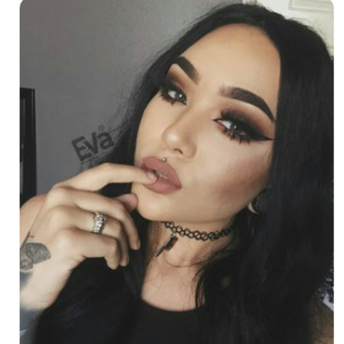Black Straight Beauty Lace Front Wig - Goddess Beauty Royal Wigs