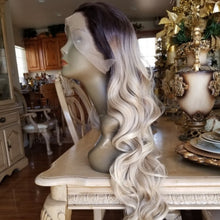 Ombre Dark Brown Blonde Lace Front Wig 24-26 inches!! - Goddess Beauty Royal Wigs