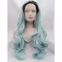 Ombre Blue Beauty Lace Front Wig 24-28 inches!! - Goddess Beauty Royal Wigs