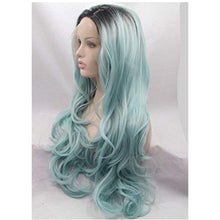 Ombre Blue Beauty Lace Front Wig 24-28 inches!! - Goddess Beauty Royal Wigs
