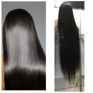 Mink Virgin Remy Human Hair Full Lace Wig-Part Anywhere!! - Goddess Beauty Royal Wigs