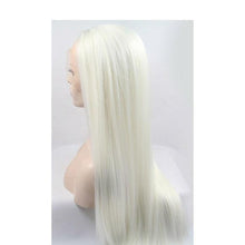 White Blonde Lace Front Wig 22-24inches!! - Goddess Beauty Royal Wigs