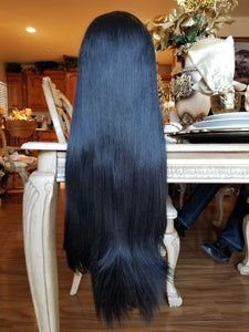 Yaki Black Beauty Lace Front Wig 24-26 inches!! - Goddess Beauty Royal Wigs