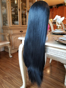 Yaki Black Beauty Lace Front Wig 24-26 inches!! - Goddess Beauty Royal Wigs
