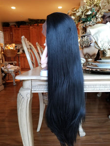 Yaki Black Beauty Lace Front Wig 24-26 inches!! - Goddess Beauty Royal Wigs