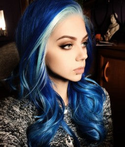 Blue Beauty Lacefront Wig Heaven - Goddess Beauty Royal Wigs